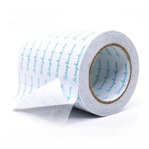 Clear Double Sided Adhesive Roll - 6 Inches x 81 Feet - Permanent - 1 Roll