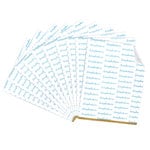 Clear Double Sided Adhesive Sheets - 8.5 x 11 Inches - Permanent - 10 Sheets