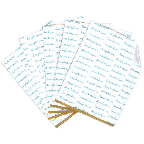 Clear Double Sided Adhesive Sheets - 8.5 x 11 Inches - Permanent - 5 Sheets