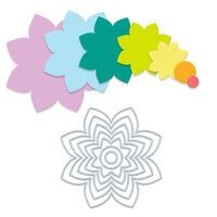 Scrapbook.com - Decorative Die Set - Nested Spring Flowers