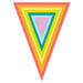 Scrapbook.com - Jumbo Decorative Die Set - Nested Triangle Pennants