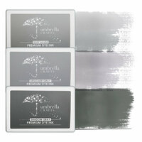 Umbrella Crafts - Premium Dye Ink Pad Kit - Gray Trio