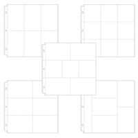 Scrapbook.com - Universal 12x12 Pocket Page Protectors - 50 Pack - Variety Pack