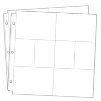 Scrapbook.com - Universal 12x12 Pocket Page Protectors - 8 pockets - Style 4 - 20 Pack