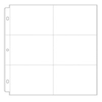 Scrapbook.com - Universal 12 x 12 Pocket Page Protectors - 6 Up - 4 x 6 Inch Pockets - 10 Pack