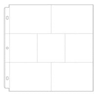 Scrapbook.com - Universal 12 x 12 Pocket Page Protectors - Style 2 - 10 Pack