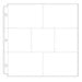 Scrapbook.com - Universal 12 x 12 Pocket Page Protectors - Style 2 - 10 Pack