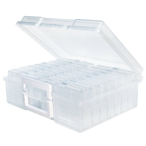 Scrapbook.com - Clear Craft Storage Boxes - 4x6 - 17 Piece Set