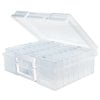 Scrapbook.com - Clear Craft Storage Boxes - 4x6 - 17 Piece Set