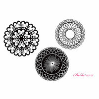 Unity Stamp - Bella Blvd Collection - Unmounted Rubber Stamp Set - Bella Doilies