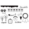 Unity Stamp - Bella Blvd Collection - Unmounted Rubber Stamp Set - Tail Waggers and Cat Naps