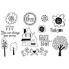 Unity Stamp - Bella Blvd Collection - Unmounted Rubber Stamp Set - Family Dynamix