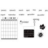 Unity Stamp - Bella Blvd Collection - Unmounted Rubber Stamp Set - Sophisticates Notes
