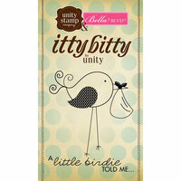 Unity Stamp - Bella Blvd Collection - Itty Bitty - Unmounted Rubber Stamp - Birdie Told Me