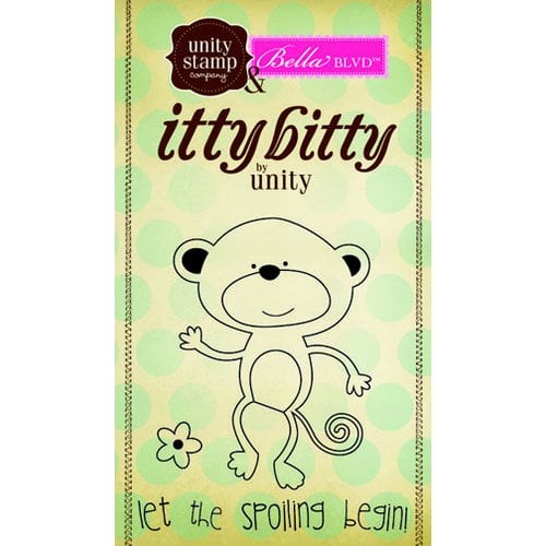 Unity Stamp - Bella Blvd Collection - Itty Bitty - Unmounted Rubber Stamp - Let the Spoiling Begin