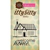 Unity Stamp - Bella Blvd Collection - Itty Bitty - Unmounted Rubber Stamp - Welcome Home