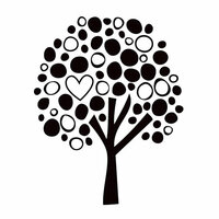Unity Stamp - Bella Blvd Collection - Itty Bitty - Unmounted Rubber Stamp - Family Tree