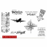 Unity Stamp - Unity Artista Collection - Unmounted Rubber Stamp Set - All About the Journey