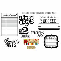 Unity Stamp - Simple Stories Collection - Unmounted Rubber Stamp - Smarty Pants