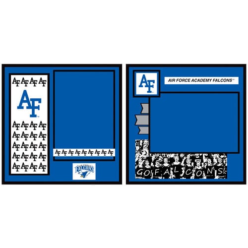 Uniformed Scrapbooks of America - 8 x 8 Page Kit - Air Force Academy
