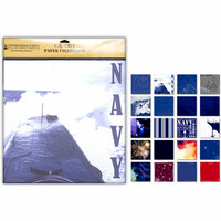 Uniformed Scrapbooks of America - 12 x 12 Paper Pack - U.S. Navy