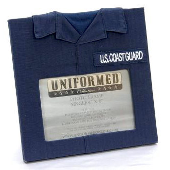 Uniformed Scrapbooks of America -  Single 4 x 6 Frame - U.S. Coast Guard
