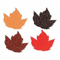 Leaky Shed Studio - Cardstock Die Cuts - Autumn Leaves Glitter