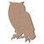 Leaky Shed Studio - Animal Collection - Chipboard Shapes - Owl