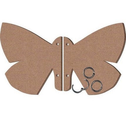 Leaky Shed Studio - Chipboard Albums - Butterfly
