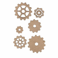 Leaky Shed Studio - Chipboard Shapes - Gear Set