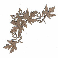 Leaky Shed Studio - Chipboard Shapes - Autumn Leaf Crown