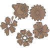Leaky Shed Studio - Chipboard Shapes - Springtime Flowers