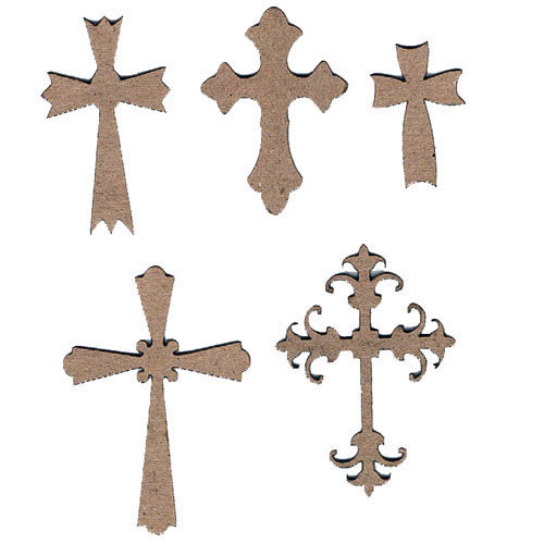 Leaky Shed Studio - Chipboard Shapes - Cross Set