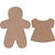 Leaky Shed Studio - Chipboard Shapes - Gingerbread Girl with Dress