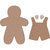Leaky Shed Studio - Chipboard Shapes - Gingerbread Boy with Jumper