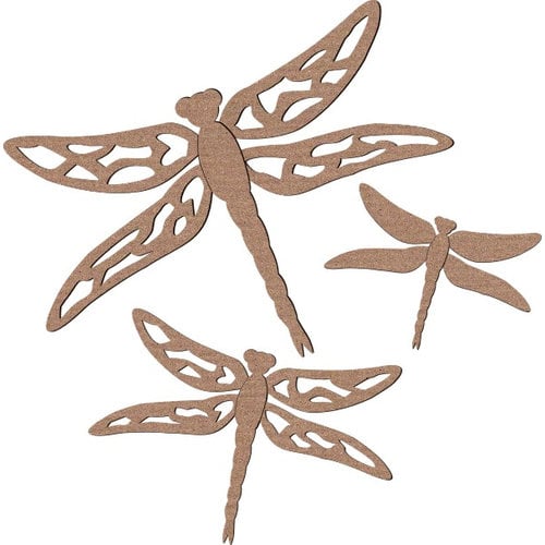 Leaky Shed Studio - Animal Collection - Chipboard Shapes - Spring Dragonfly