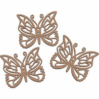 Leaky Shed Studio - Animal Collection - Chipboard Shapes - Small - Spring Butterfly