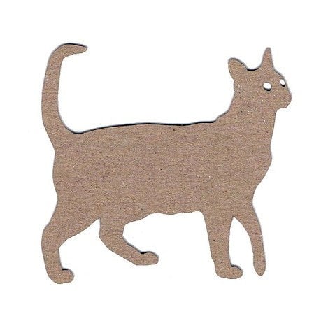 Leaky Shed Studio - Animal Collection - Chipboard Shapes - Cat Walking