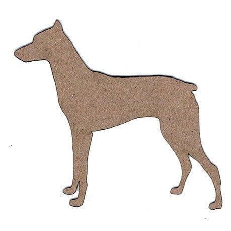 Leaky Shed Studio - Animal Collection - Chipboard Shapes - Doberman