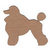 Leaky Shed Studio - Animal Collection - Chipboard Shapes - Poodle 1