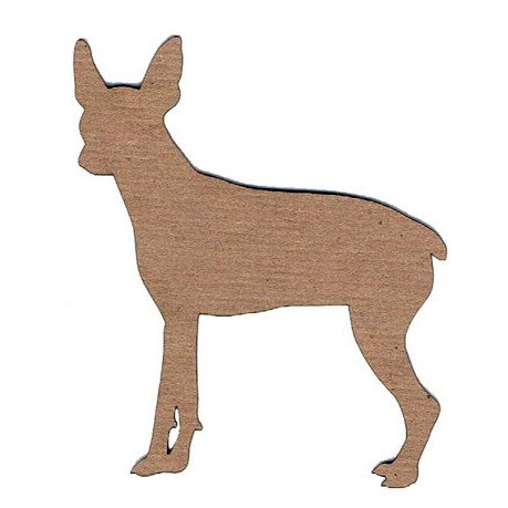 Leaky Shed Studio - Animal Collection - Chipboard Shapes - Chihuahua