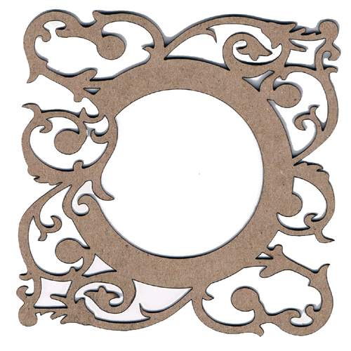 Leaky Shed Studio - Chipboard Shapes - Garden Circle Frame