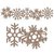Leaky Shed Studio - Chipboard Shapes - Christmas - Snowflake Border Chip - Large