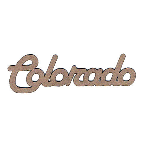Leaky Shed Studio - Chipboard Words - Colorado