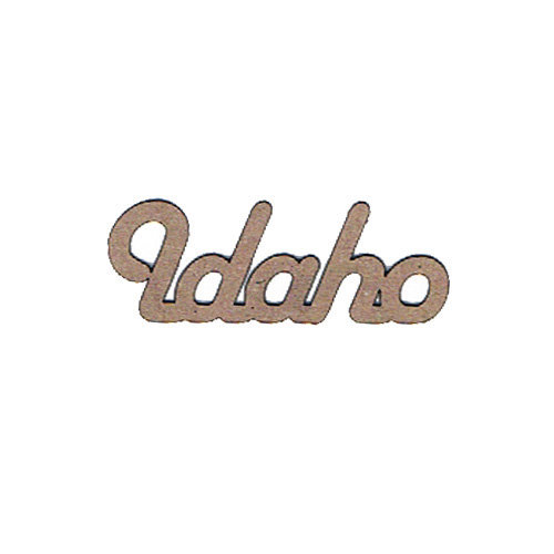 Leaky Shed Studio - Chipboard Words - Idaho