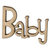 Unique Pages - Family Collection - Chipboard Words - Baby
