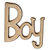 Unique Pages - Family Collection - Chipboard Words - Boy