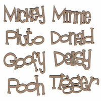 Leaky Shed Studio - Chipboard Words - Character Name Set