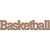Leaky Shed Studio - Sport Collection - Chipboard Words - Basketball
