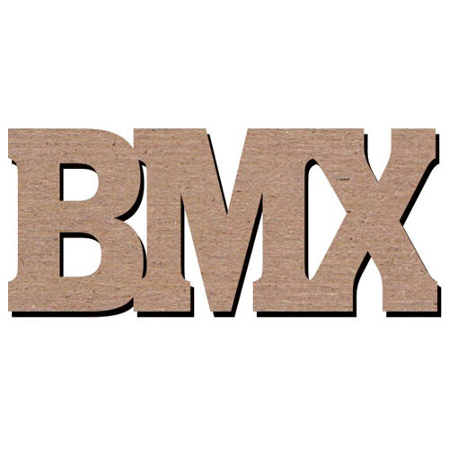 Leaky Shed Studio - Sport Collection - Chipboard Words - BMX